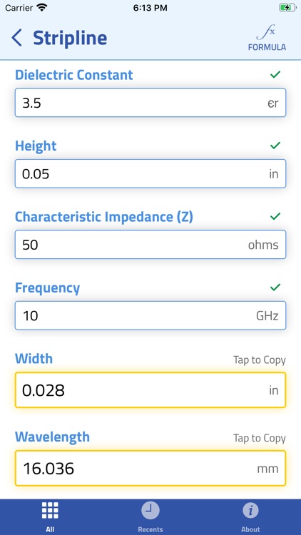 Mini-Circuits RF Calculator screenshot-3