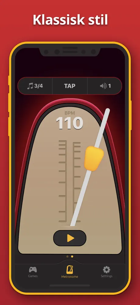 Metronom: Mäta Rytm Instrument