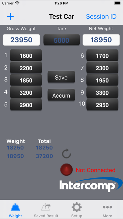 iExactWeigh Screenshot