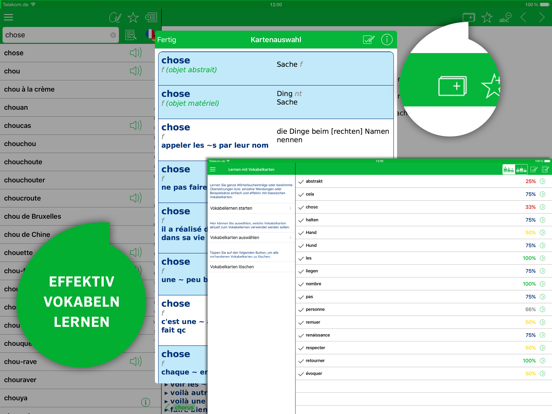 Wörterbuch Französisch iPad screenshot 5 - Reference app