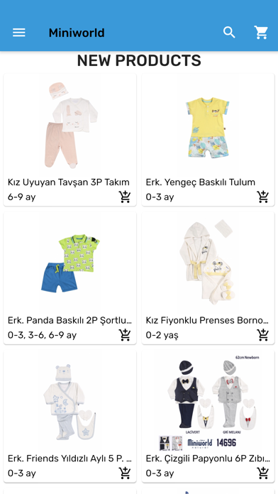 Screenshot #1 pour Miniworld - Baby Kids Wear