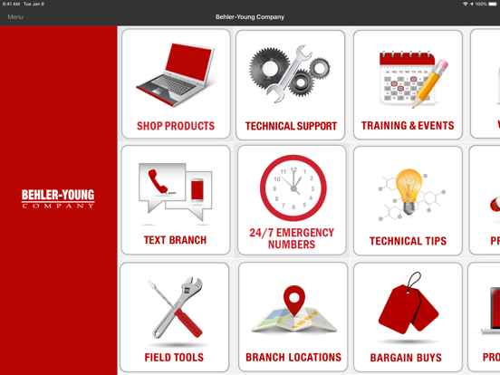 The B-Y App iPad screenshot 1 - Productivity app