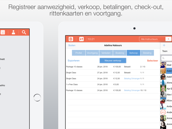 Bobclass - afsprakenkalender iPad app afbeelding 4