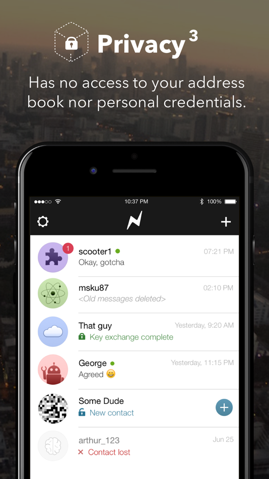 #4. Blitz – Secure Chat (iOS) Podle: Blitz Sec