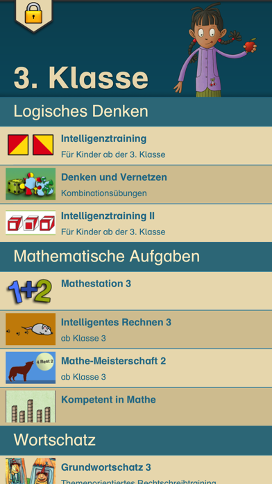 LÜK Schul-App 3. Klasse Screenshot