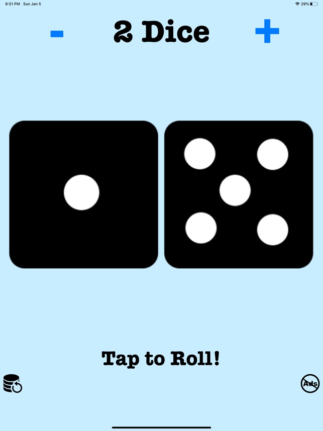 Dice Roll - App by Vicki Partridge