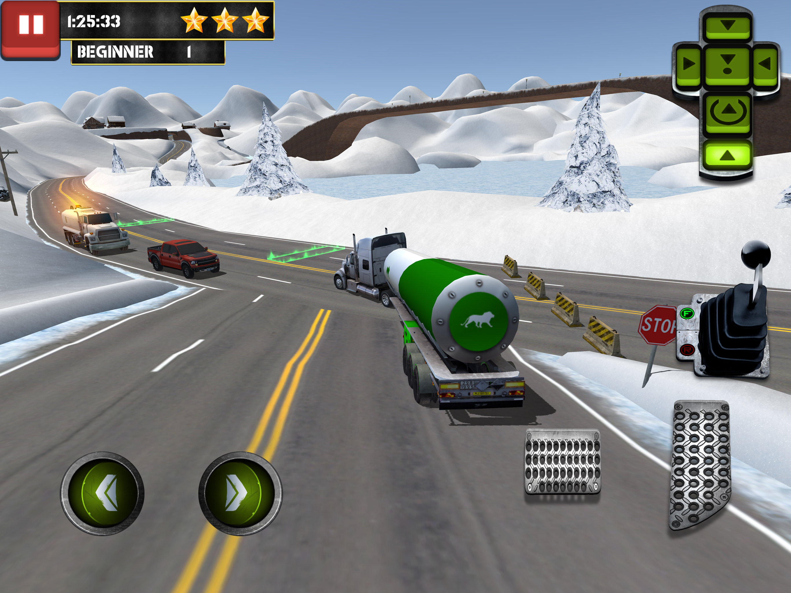 Ice Road Truck Parking Sim