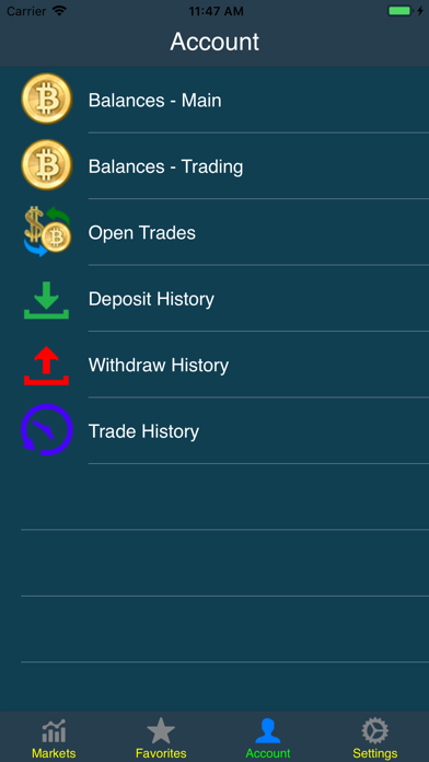 Mobile HitBTC screenshot1