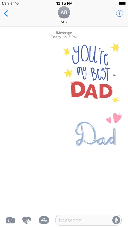 Animated Father's Day Stickers