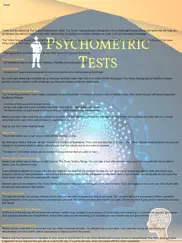psychometric tests iPad Captures Décran 2
