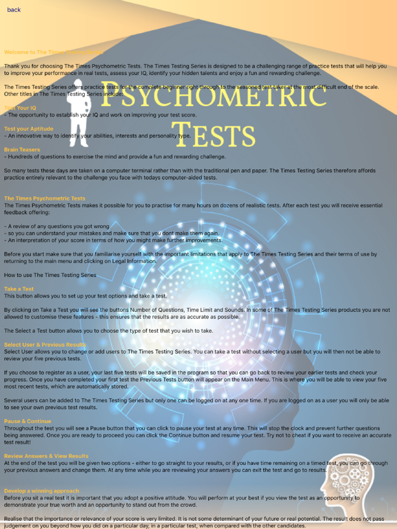 Screenshot #5 pour Psychometric Tests