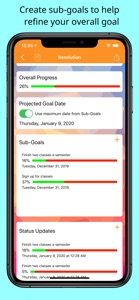 Yearly Resolutions screenshot #4 for iPhone