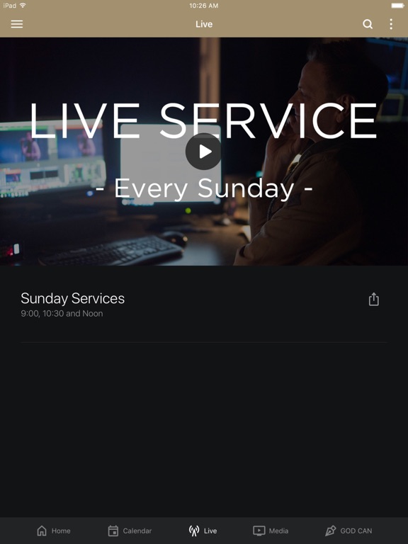 Gold Creek Community Church iPad screenshot 3 - Lifestyle app