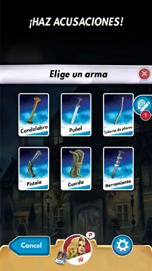 Captura de pantalla de Cluesheet Companion en iPhone 6