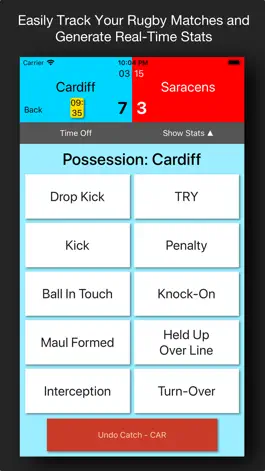 Game screenshot Breakdown: Rugby Stats mod apk
