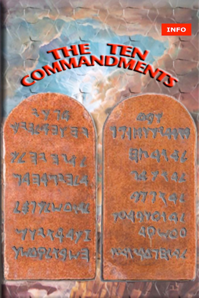 THE TEN COMMANDMENTS OF GOD. screenshot 3