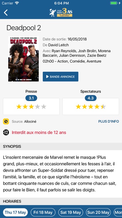 Cinéma Les 3 As Le Touquet screenshot-3