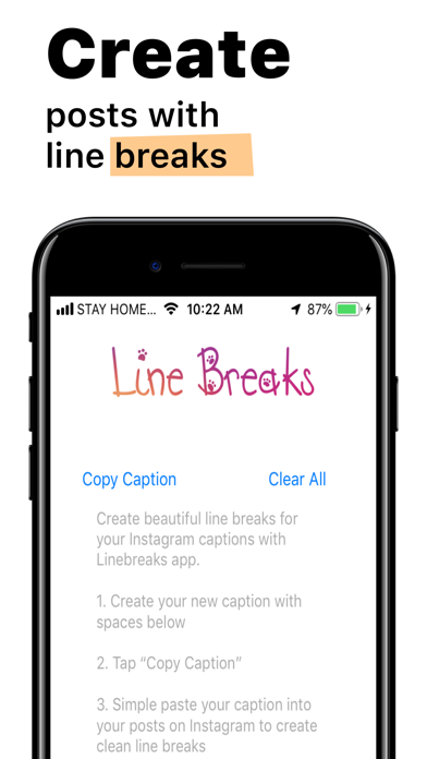 Line Breaks for Social Posts screenshot 2