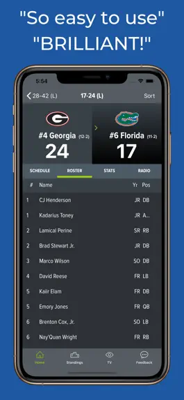 Game screenshot Florida Football Schedules hack