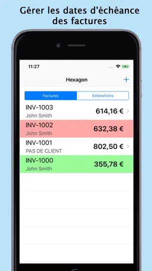 Capture d'écran de Easy Invoice Pro - PDF sur iPhone 3