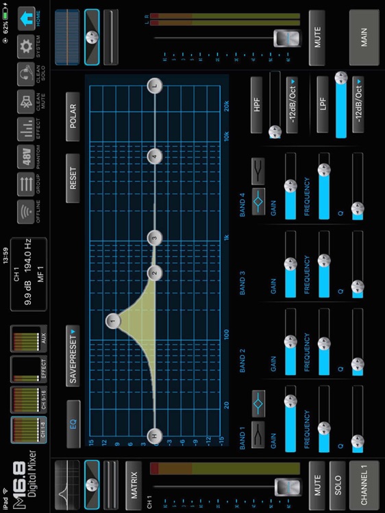 M16.8 Digital Mixer screenshot-3