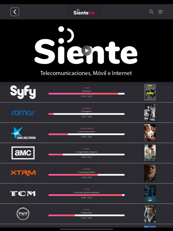 Screenshot #4 pour SienteTV