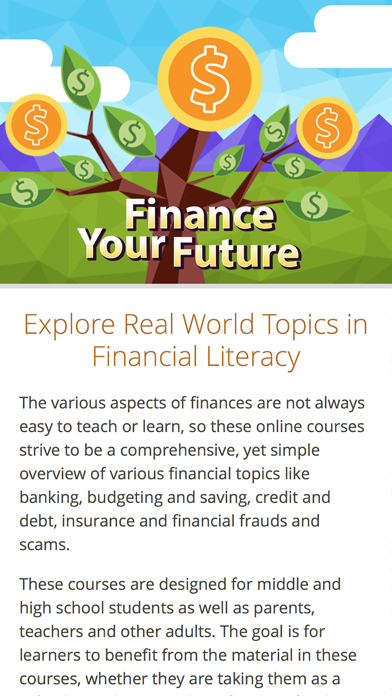 Screenshot #1 pour Finance Your Future