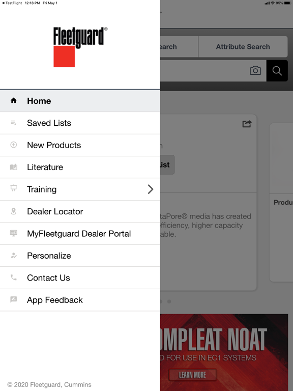 Fleetguard Catalog iPad screenshot 7 - Business app