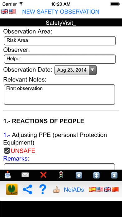 Screenshot #3 pour Easy Safety Visits