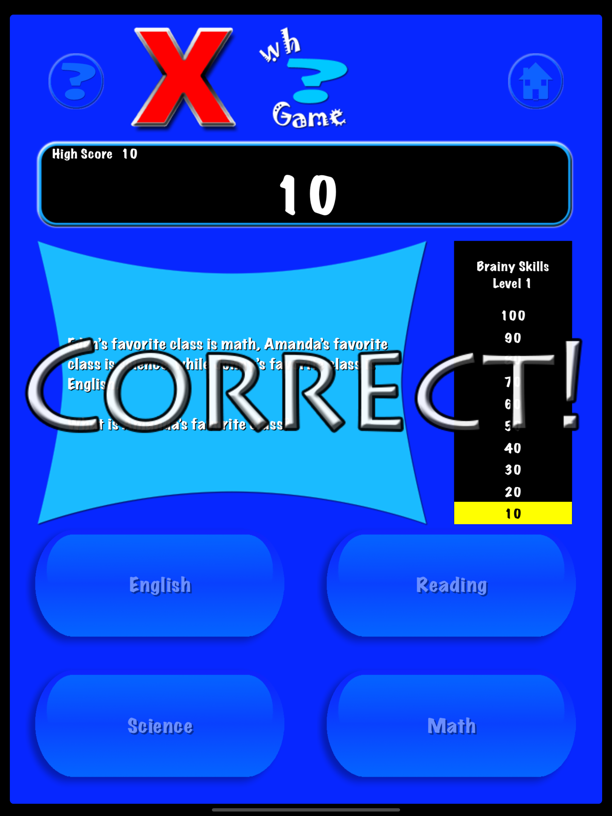 Brainy Skills WH Game screenshot 8