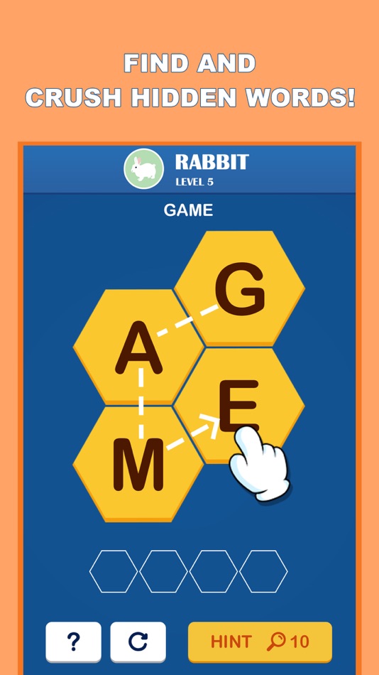 #1. Wordful Hexa-Brain Word Search (iOS) 来自: Smart Up Inc