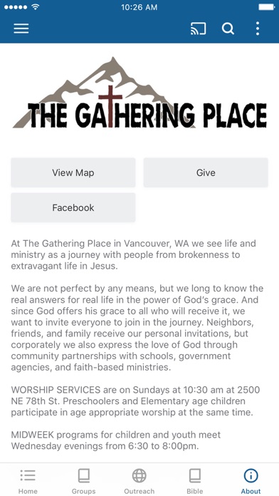 TGP Church Vancouver, WA Screenshot
