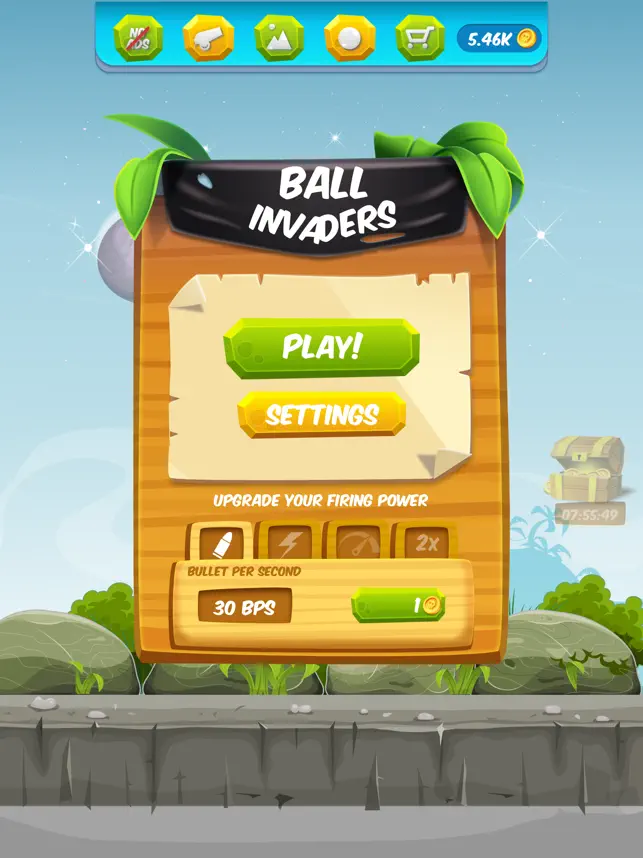 Ball Invaders, game for IOS