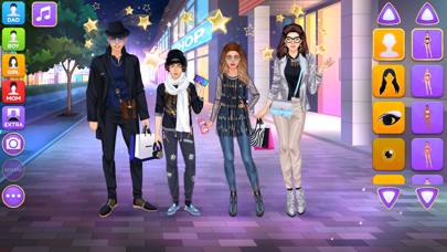 Superstar Family Dress Up Game Screenshot