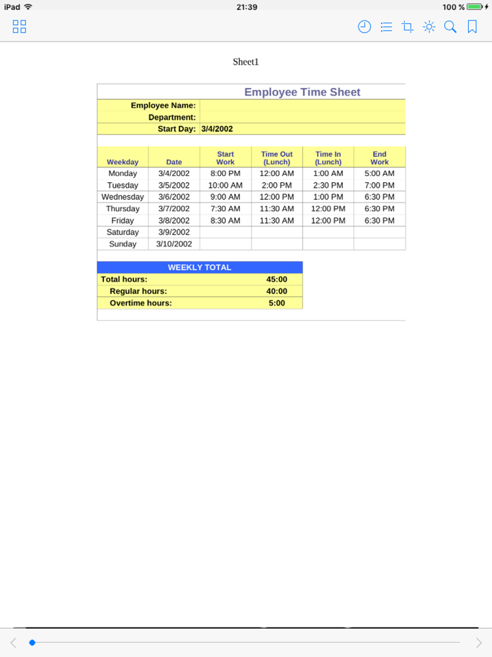 OffiDocs XLS DOC PPT editor
