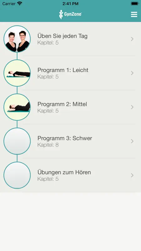 Beckenbodenübungen screenshot 1 of 5