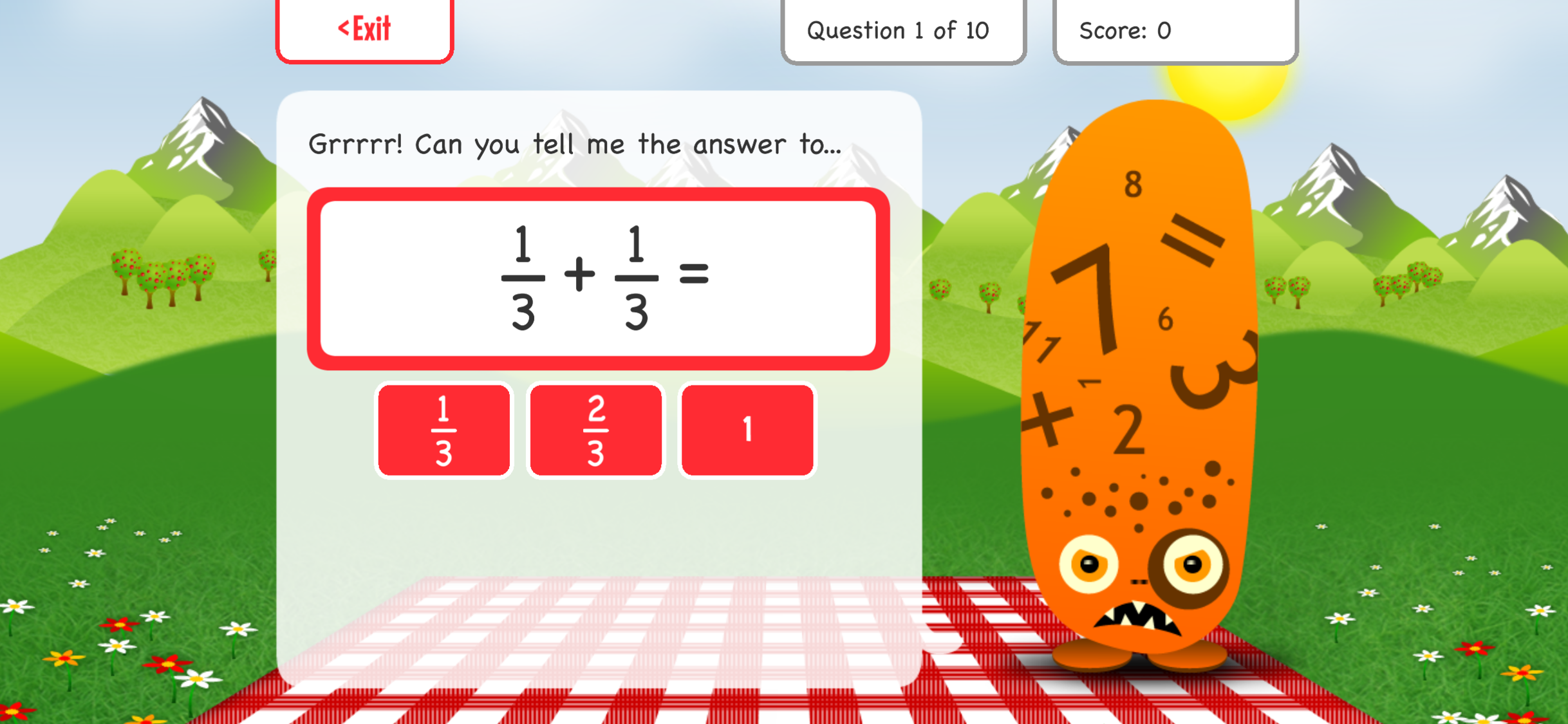 Squeebles Fractions