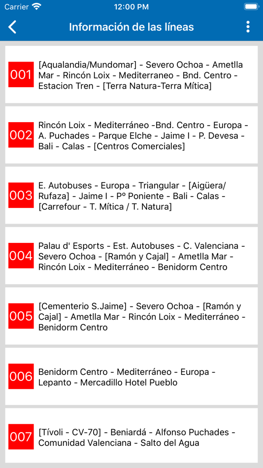 #2. Llorente Bus (iOS) By: Avanza Spain, S.A.