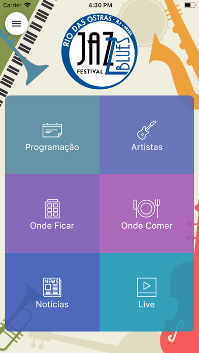 Rio das Ostras Jazz e Blues Screenshot