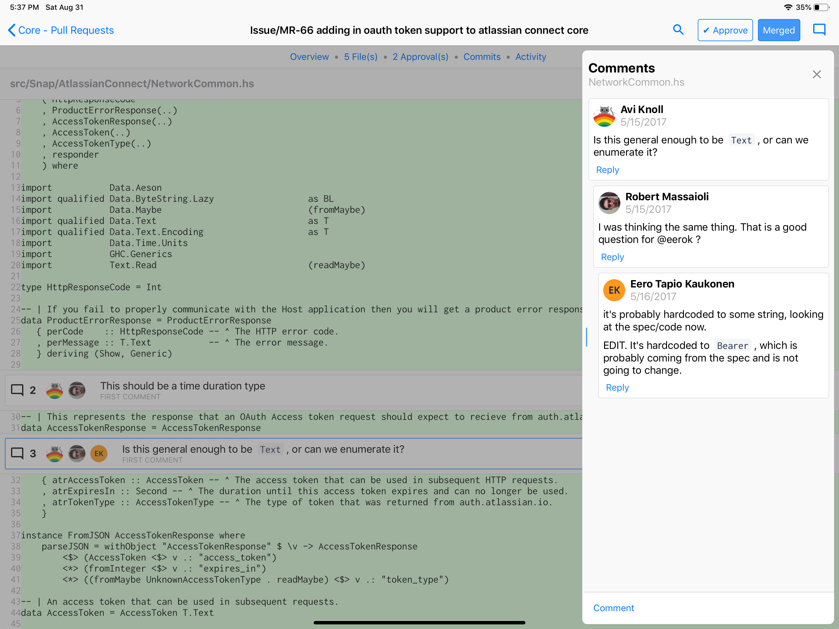 Code Review - Pull Requests