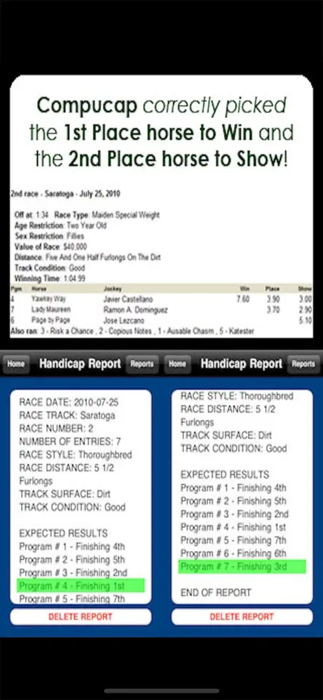 Compucap Horse Handicapper