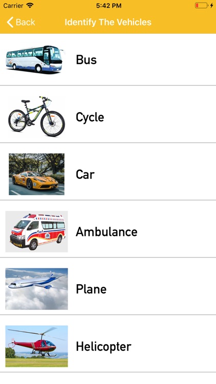 Identify The Vehicles