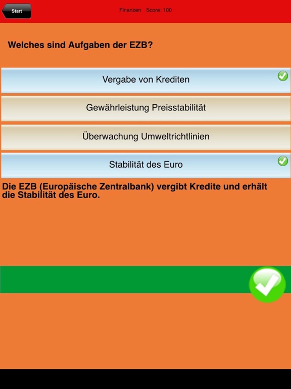 Screenshot #6 pour Wirtschaft und Finanzen Quiz
