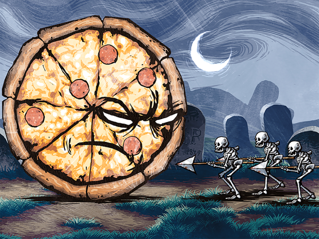 ‎Pizza Vs. Skeletons Screenshot