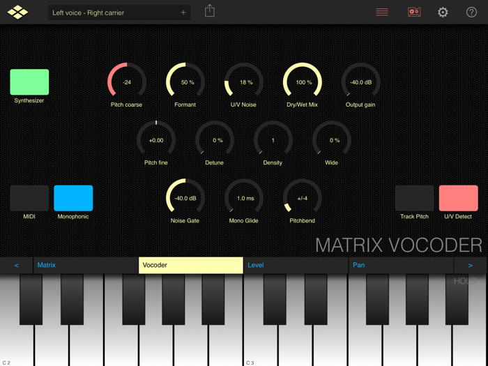 Matrix Vocoder