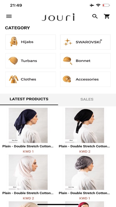 Jouri - Hijab & Shawl Store Screenshot