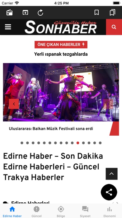 Screenshot #1 pour Edirne Sonhaber Gazetesi