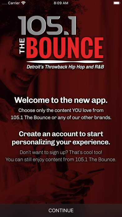 How to cancel & delete 105.1 The Bounce from iphone & ipad 1