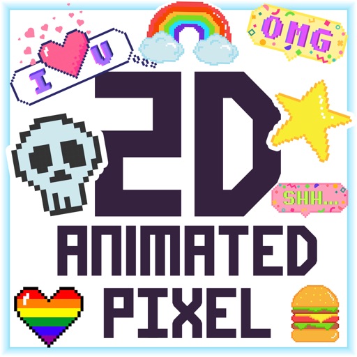 2D Animated Pixel Stickers