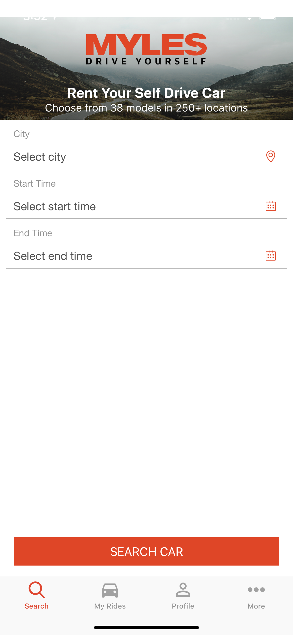 Myles - Self Drive Car Rental